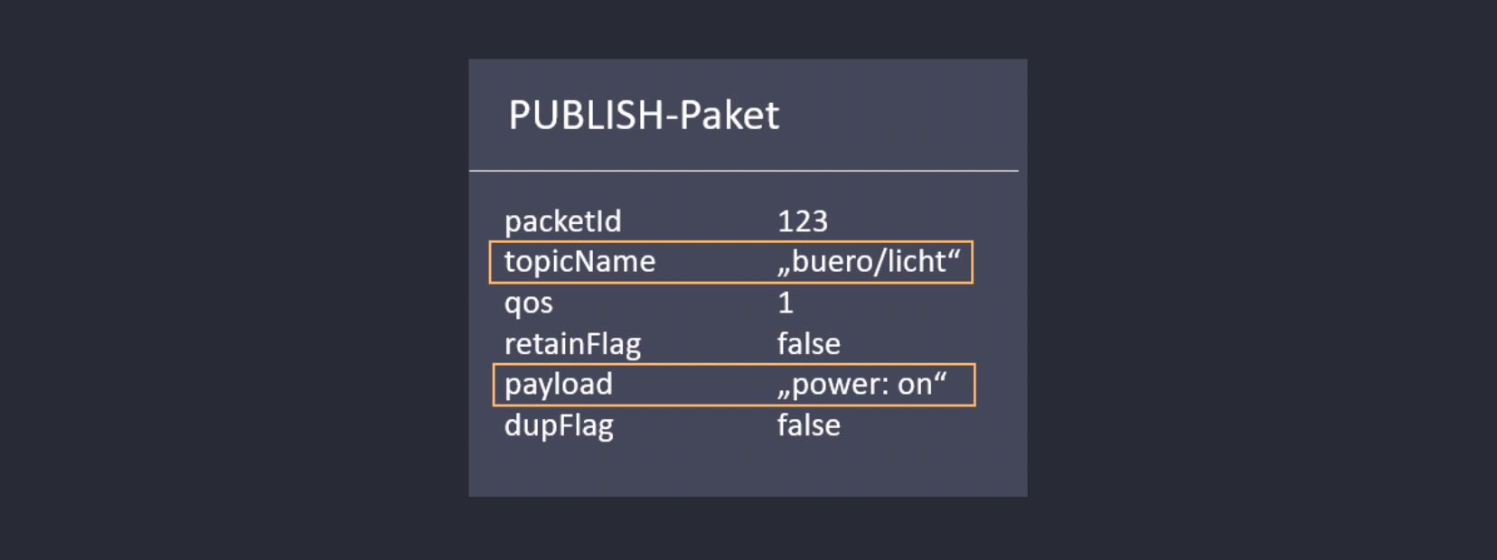 Example of a Publish package